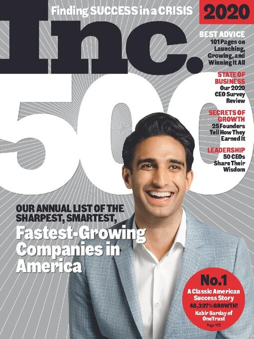 Title details for Inc. Magazine by Mansueto Ventures LLC - Available